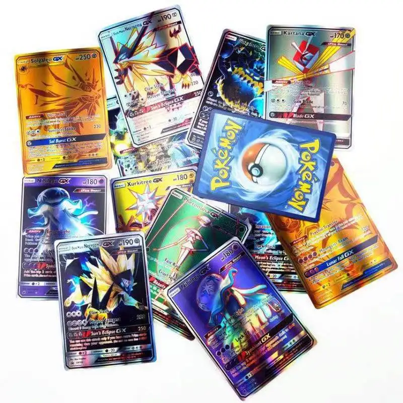 5-300Pcs Spanish French English cartas pokemon  francaise Spanish Card Featuring 300 Gx 300 V Max VMAX 100 Tag Team