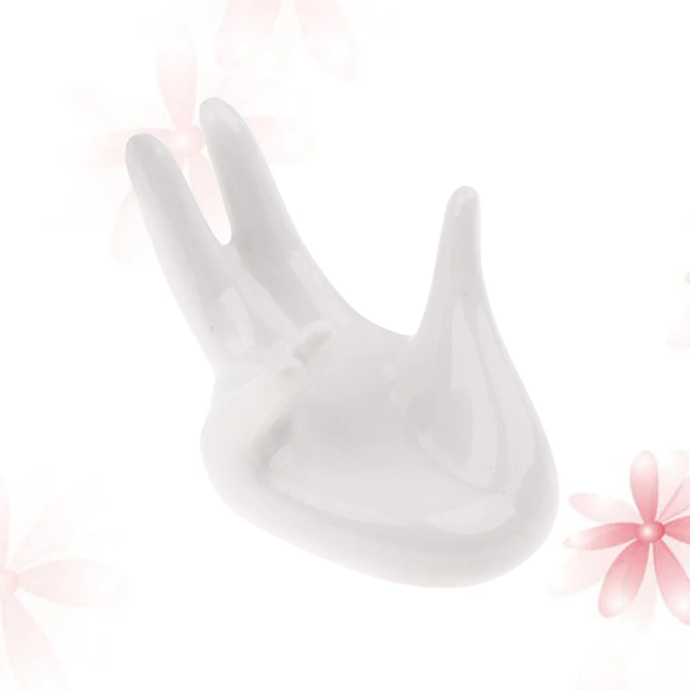 

Ocarina Display Accessories Ceramic Base Holder Hand Shaped Collector for Ocarina Flute Musical Instrument Home Decoration