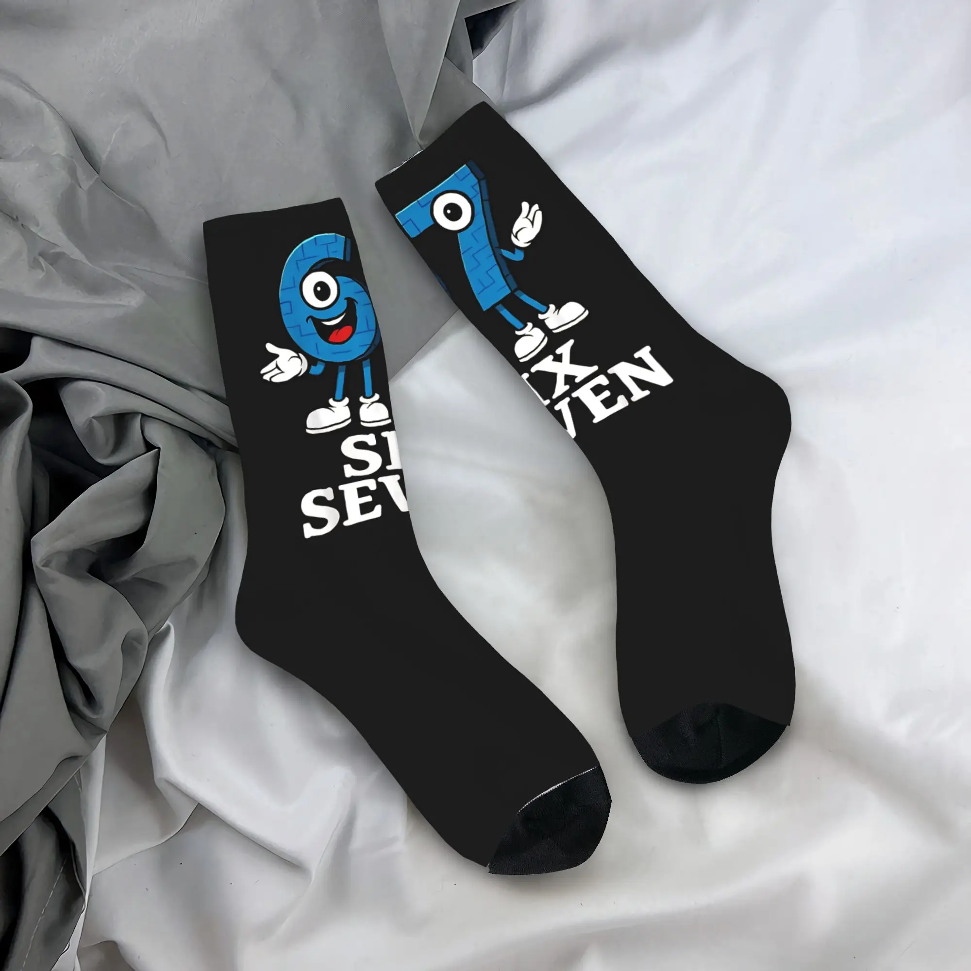

Six Seven Italian Brainrot Kids Gaming Meme Socks Winter Stockings Couple Warm Soft Socks Design Skateboard Anti Slip Socks