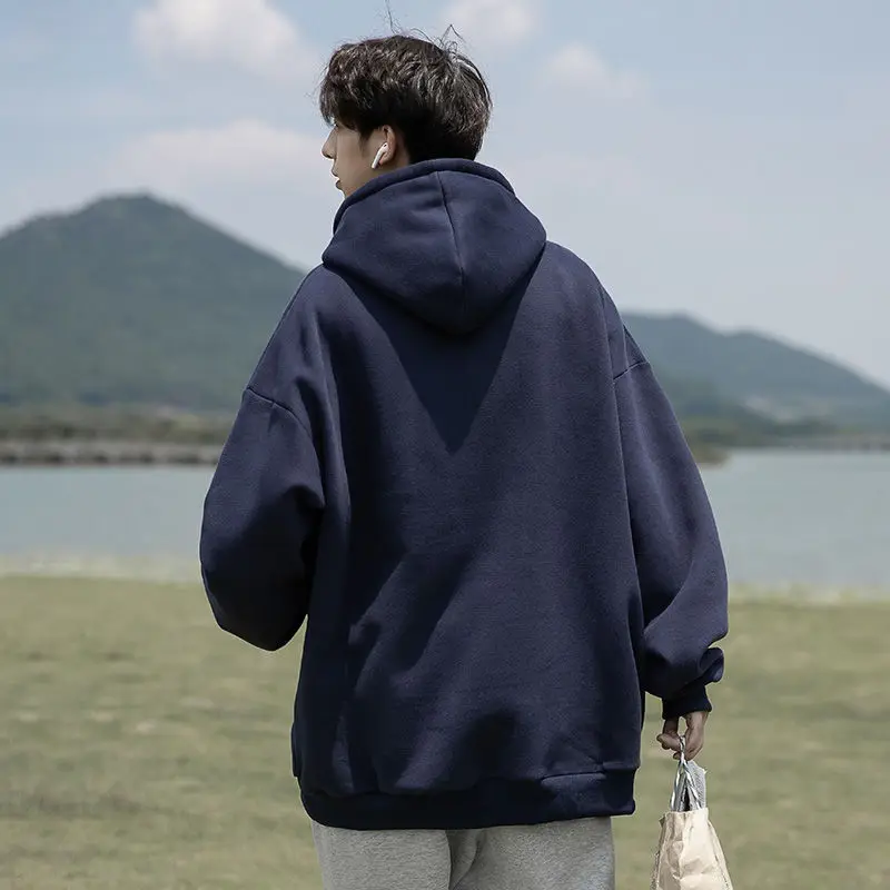 Mens With Hat Hoodies Rapper Techno Regular Windproof Cotone Butterfly Summer Zip-Up Crewneck Dinosaurs Warmth Fitting Edgy Boxy - view 2