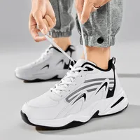 Autumn New Fashion Basketball Shoes Student Practical Sports Shoes Thick Bottom Running Shoes Casual Sport Shoes For Men