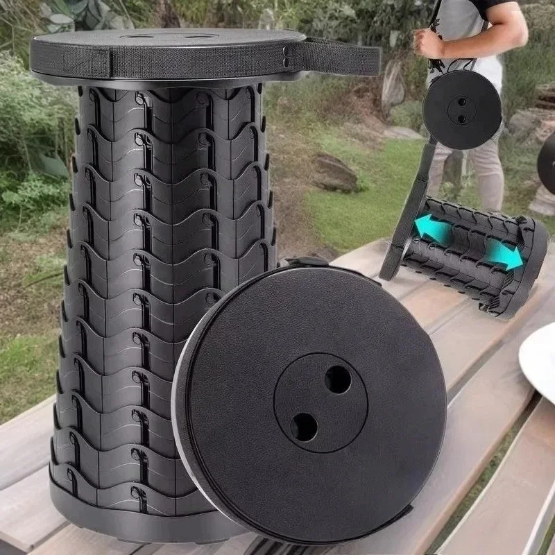 مقعد قابل للطي للسفر في الهواء الطلق محمول قابل للتعديل قابل للسحب كرسي الصيد Mazaden التخييم مقعد صغير