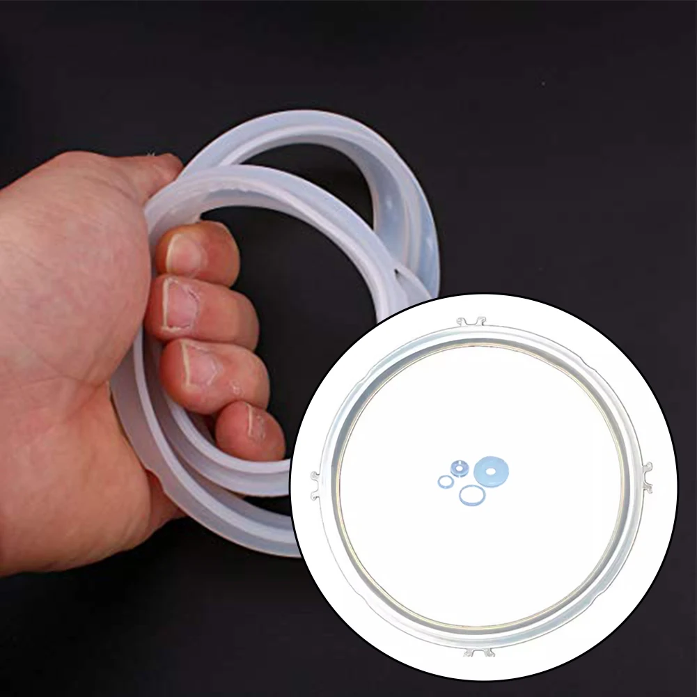 Gasket Replacement Outer Diameter 24cm Pressure Cooker Seal Silicone Material Flexible Design Elastic Ring Rinse With Water