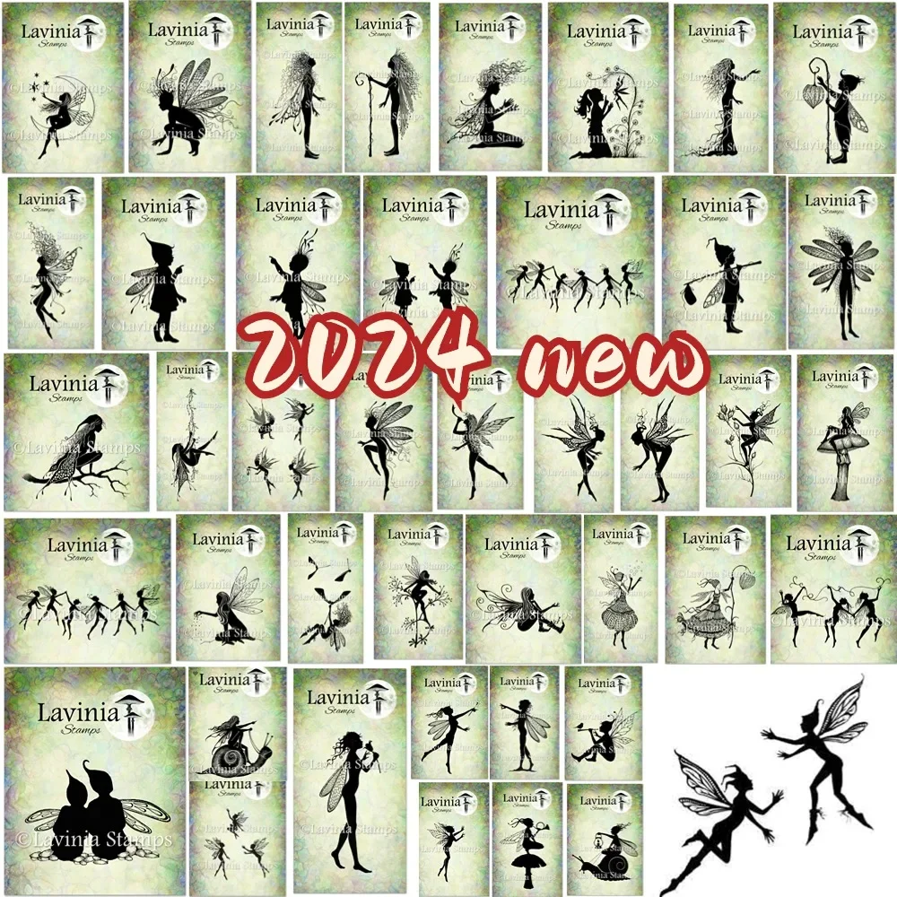 Fairy Couple  Nia Stamp Clear Silicone Seal for DIY scrapbooking Making photo album Decorative New