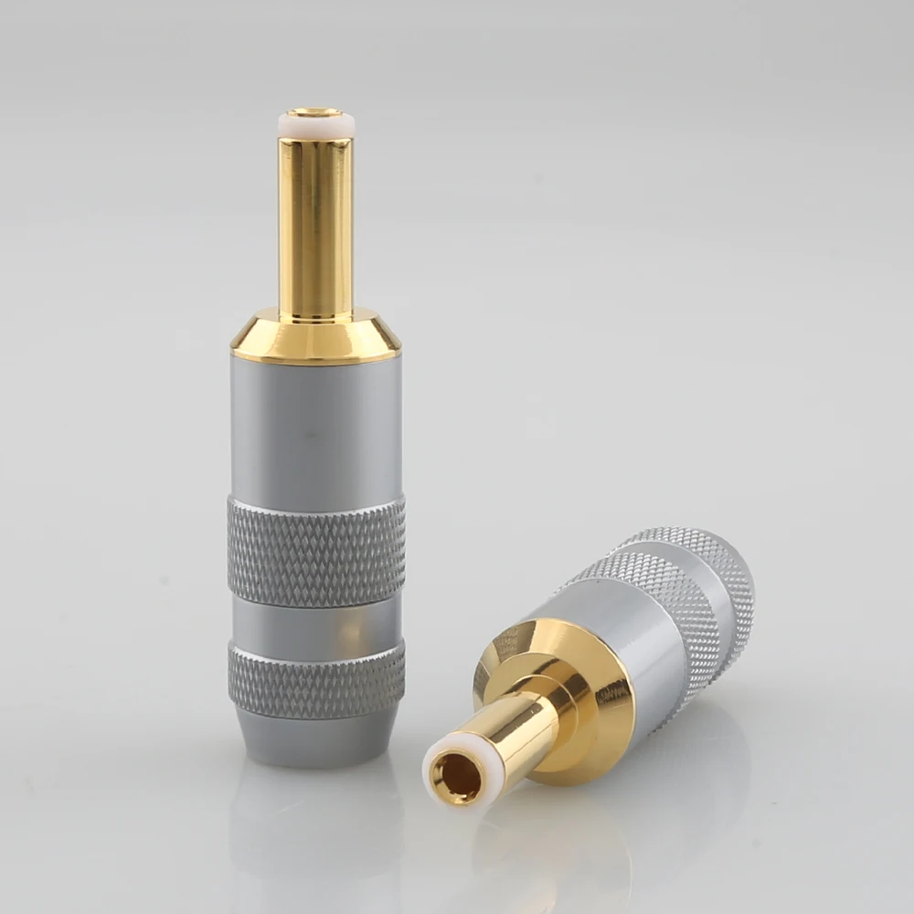 HIFI DC-2.5G Gold Plated DC Plug jack Connector For Hi End Audio Grade Cable