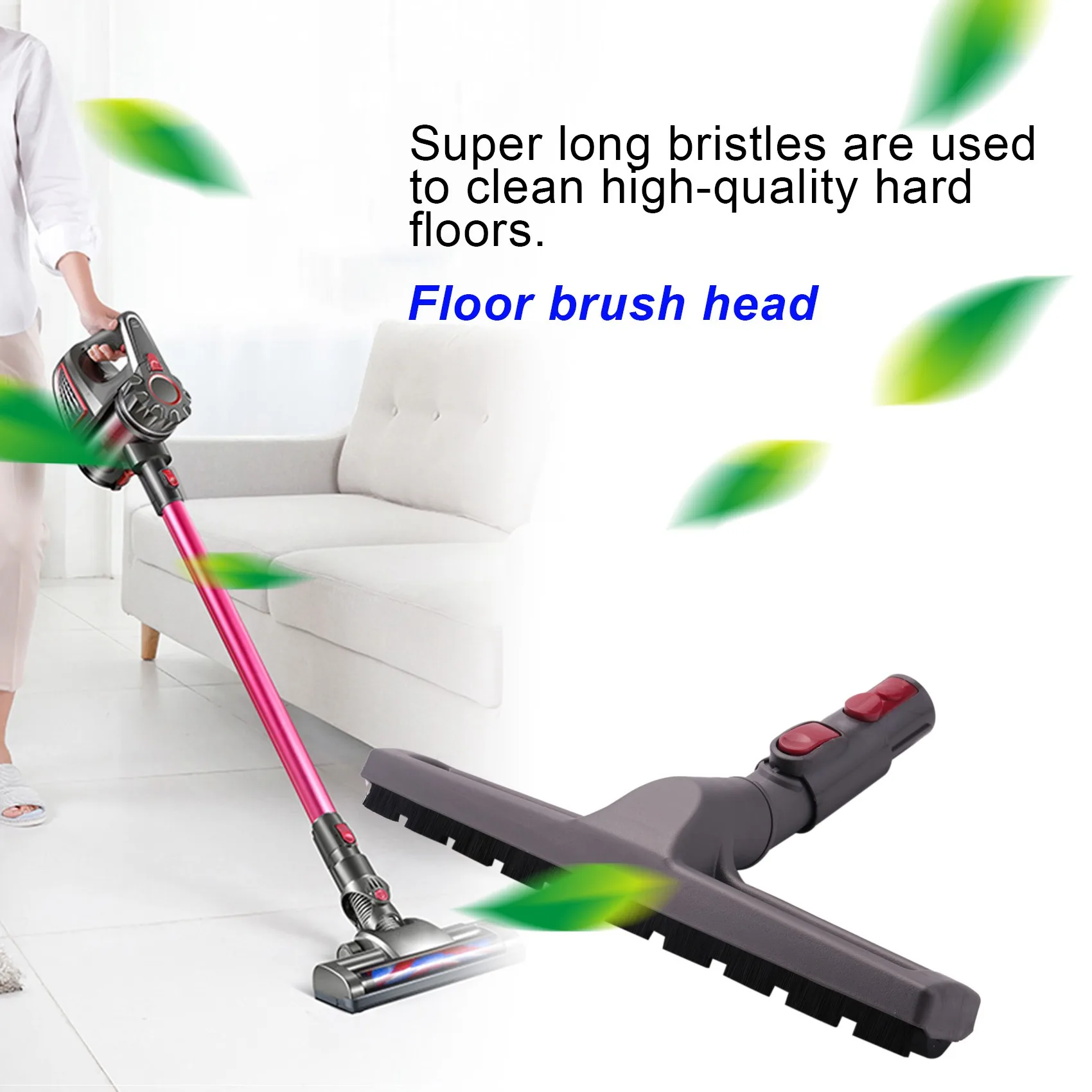 AT77 Replacement Parts Hard Floor Brush Head for Dyson Vacuum Cleaner V7 V8 V10 V11 PP