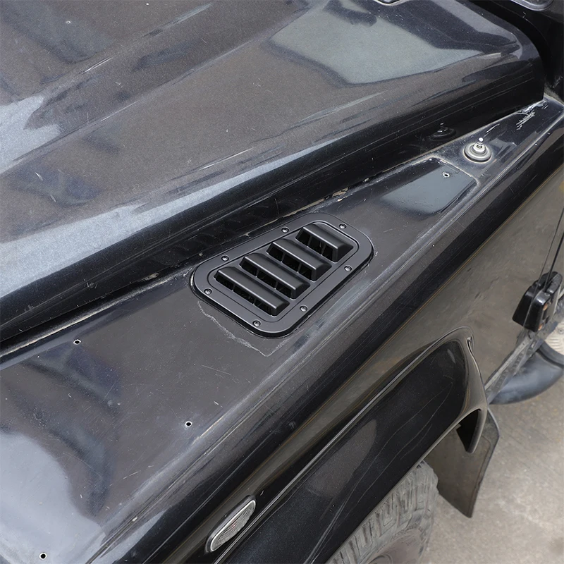 1 paar Auto Vorne Motorhaube Motorhaube Vents Haube Air Outlet Trim Abdeckung Für Land Rover Defender 90 110 130 2004-2019 Auto Zubehör – Detail 6