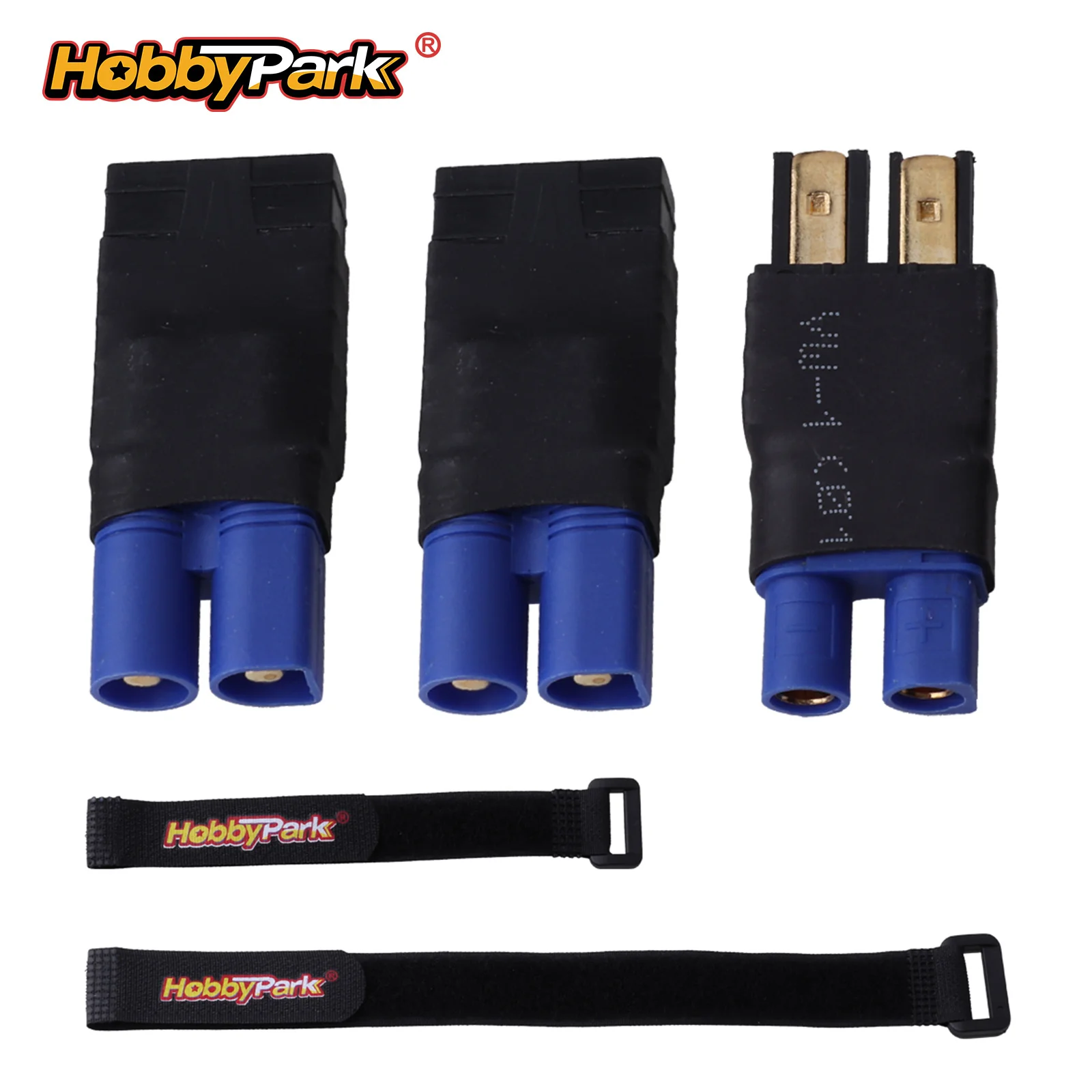 HobbyPark RC Battery Adapter Connector for Traxxas TRX to EC3 Plugs for Slash Rustler Stampede Bandit E-Revo RC Car