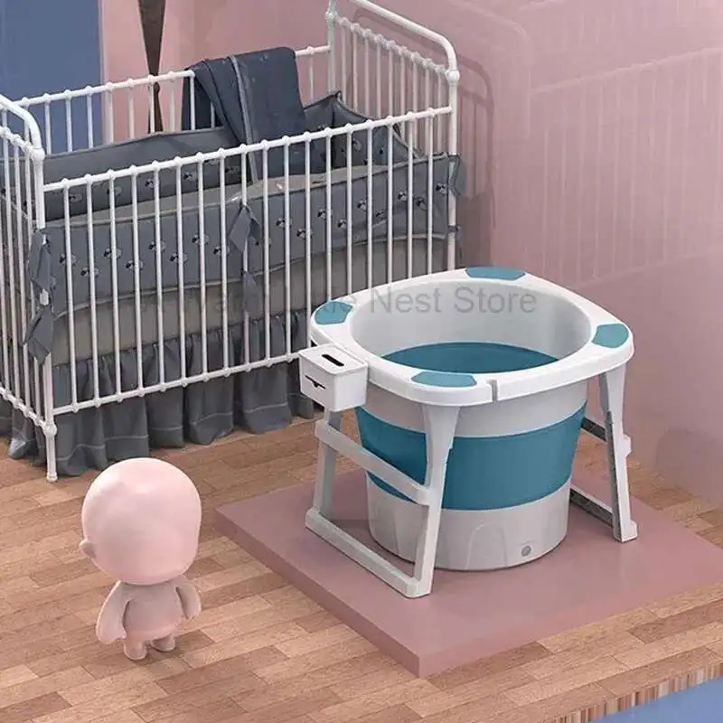 

Toddler Bathtubs Ice Bath Portable Tub Bath Tub Baby Activity Gym Foot Massage Bath Spa Bathtub Vasca Da Bagno Bathroom Products