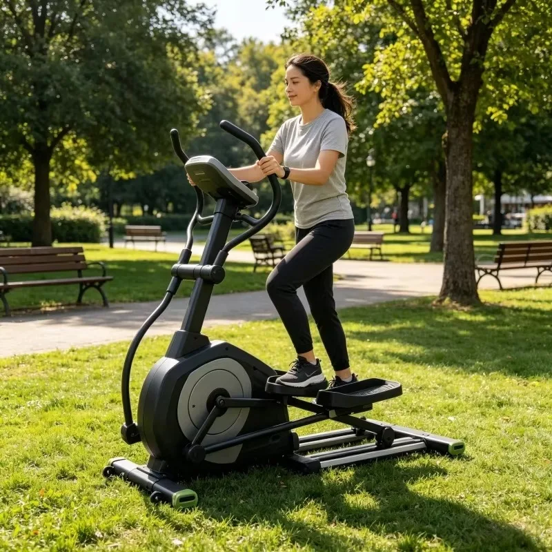Commercial Horizontal Elliptical Trainer Fitness Training CE Certificate Popular Fitness Equipment Horizontal Elliptical Trainer