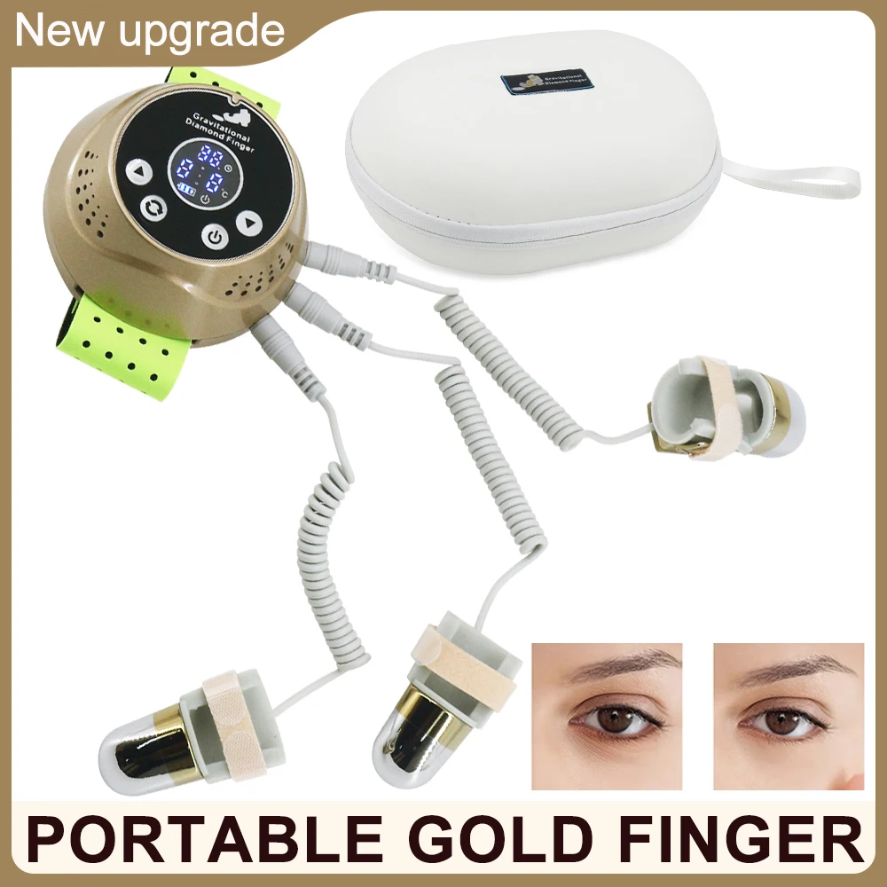 

Portable Microcurrent Galvanic Golden Finger Face Lifting Massage Machine Lifting Body Massage