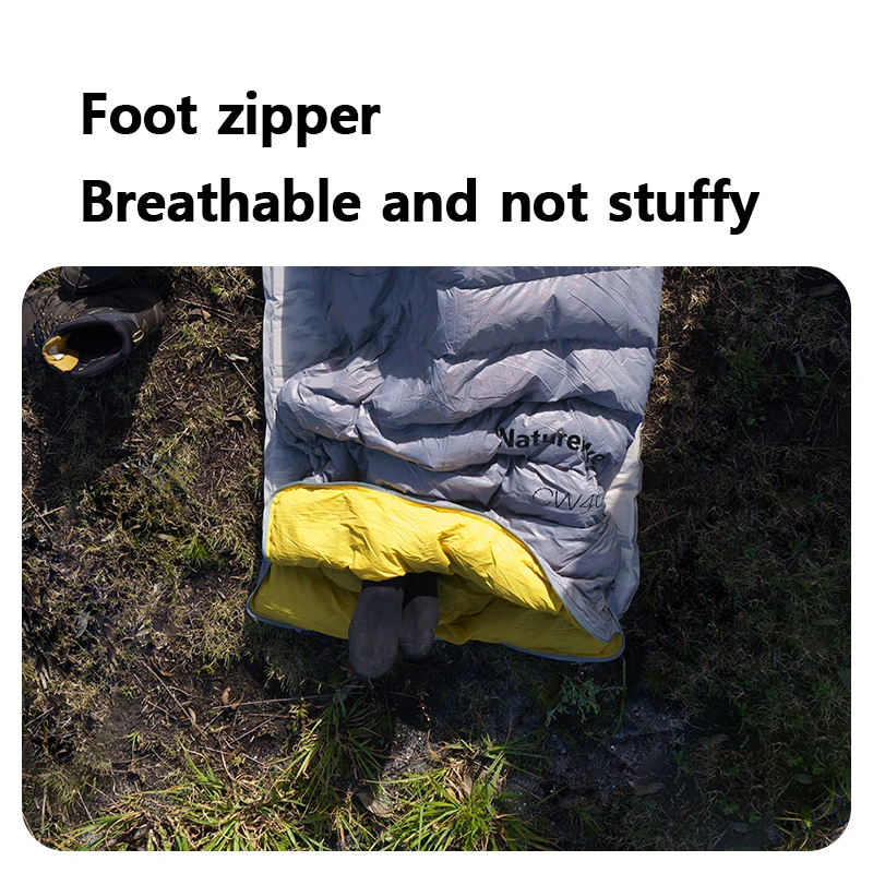 Naturehike Duck Down Sleeping Bag CW400 CW700 Adult Outdoor Camping Winter Thickened Cold Lightweight Sleeping Bag 3