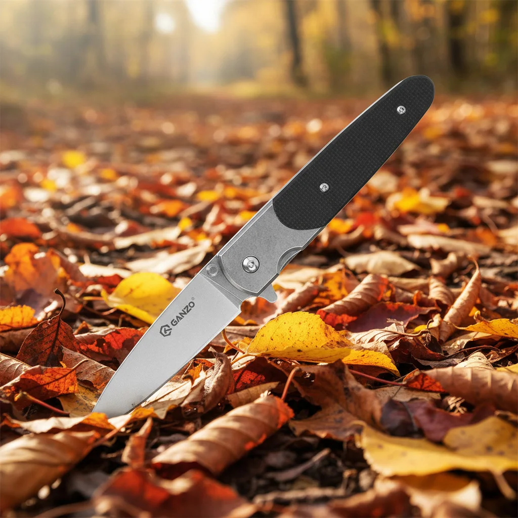 Ganzo G743-2 FIREBIRD FBKNIFE F743-2 58-60HRC 440C G10 Handle Folding Knife Survival Camping Hunting Tool Pocket Knife
