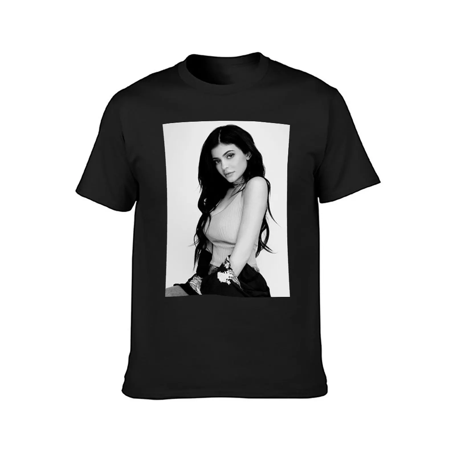 Kylie Jenner T-Shirt vintage clothes funnys Men's cotton t-shirt