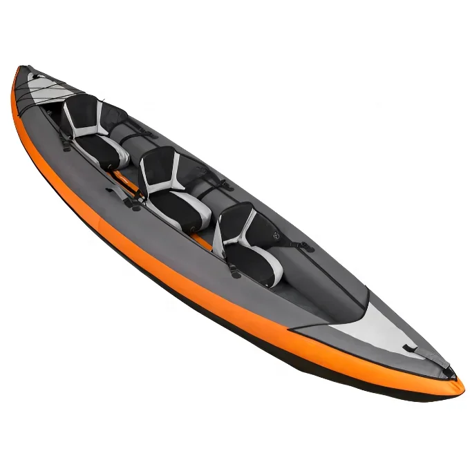 

Inflatable Kayak 1 Person Polyester Folding Inflatable Travel Kayak