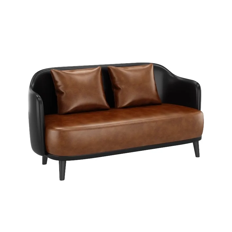 Western restaurant table and chair set Bistro cafe booth sofa