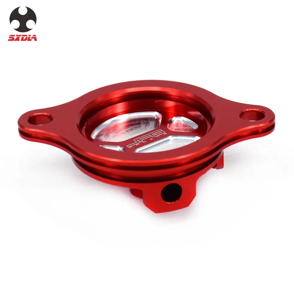 Motorcycle CNC Aluminum Oil Filter Cap Cover For Honda CRF 450 450R 2002-2008 450X 2011 2012 2013 2014 2015 2016 2017 Dirt Bike