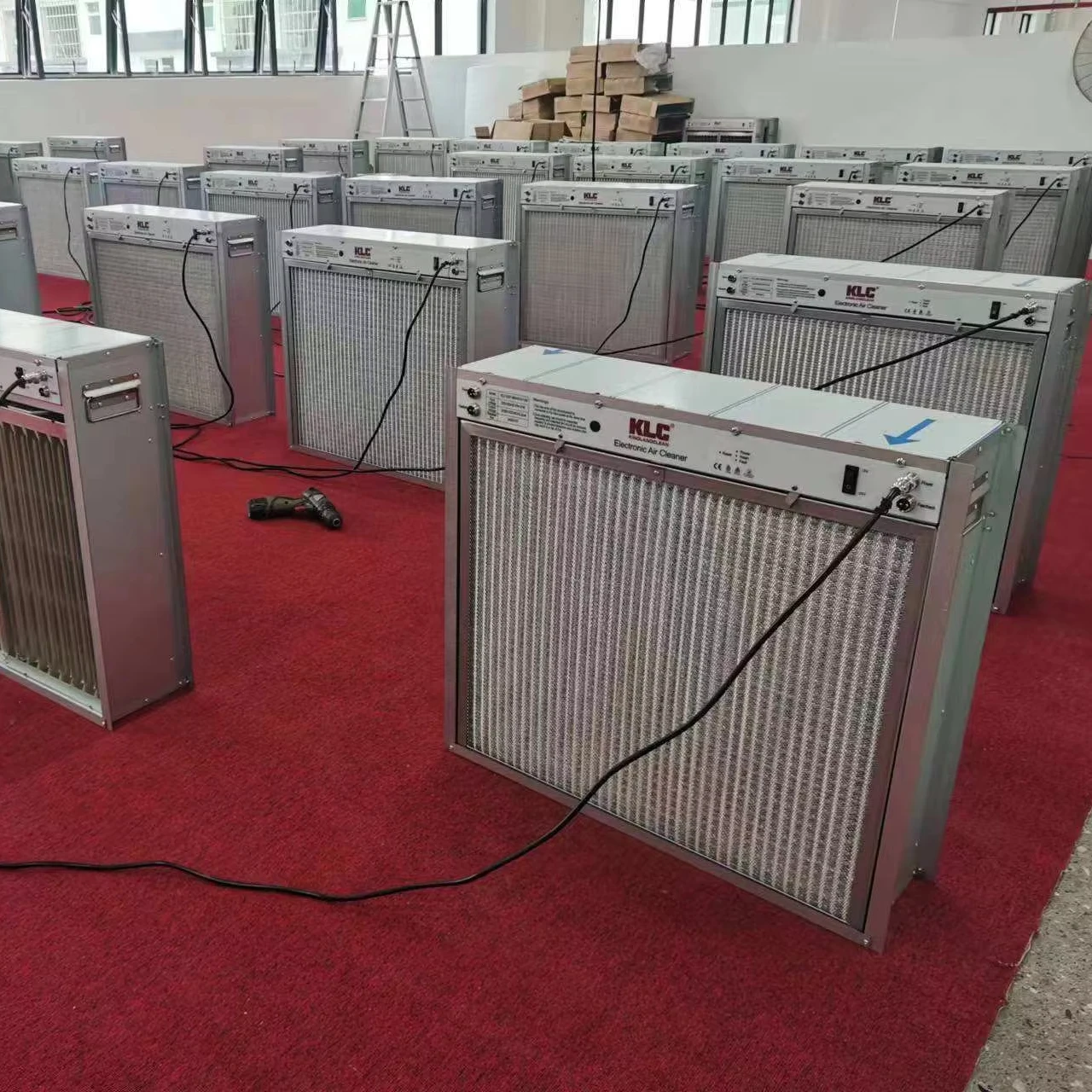 

Large Air Volume Commercial air Purifier ESP Smoke Filter for Ventilation System Grease