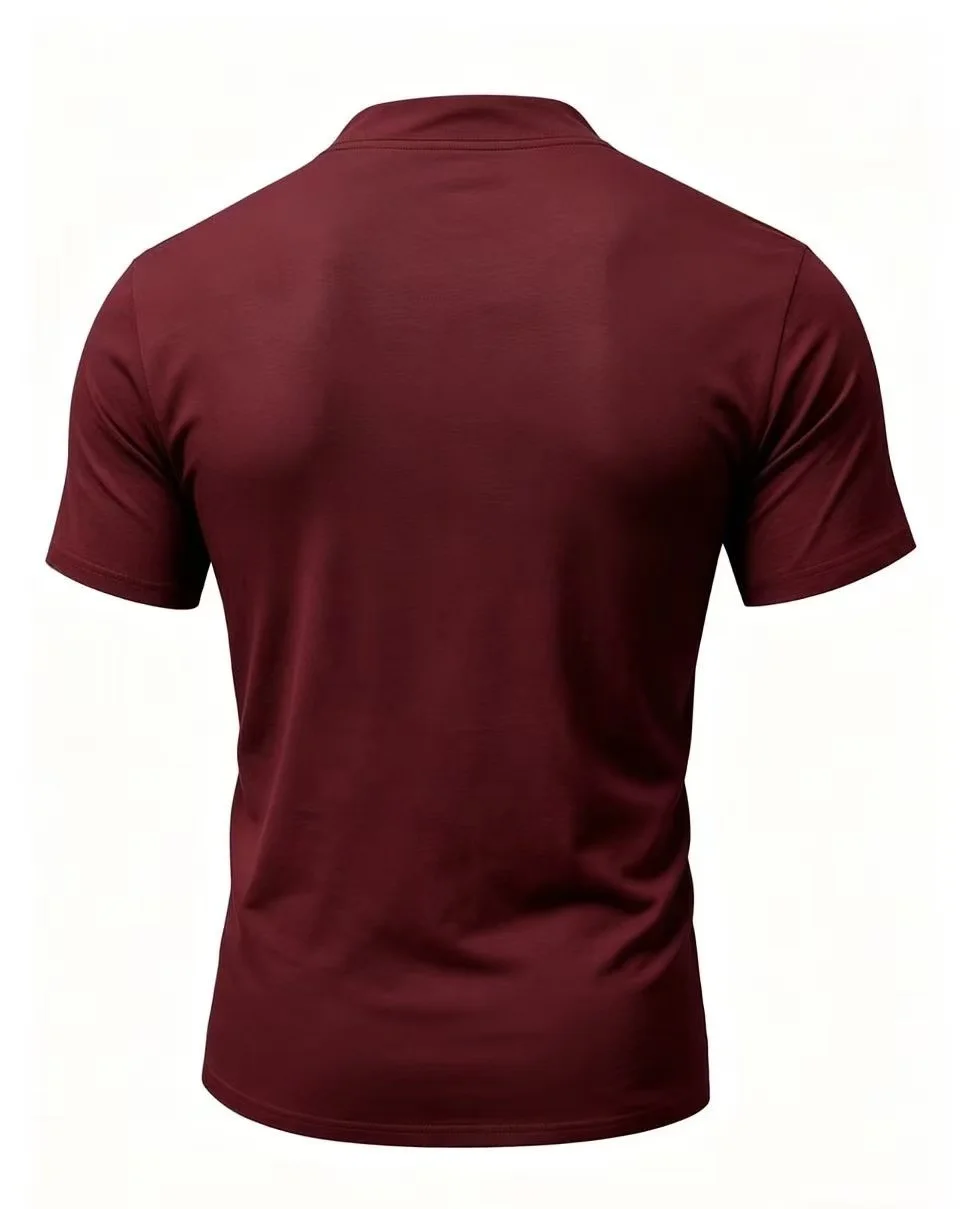 Grenzübergreifendes Neues Produkt: Modisches, Lässiges Kurzarm-T-Shirt für Herren im Sommer – Detail 13