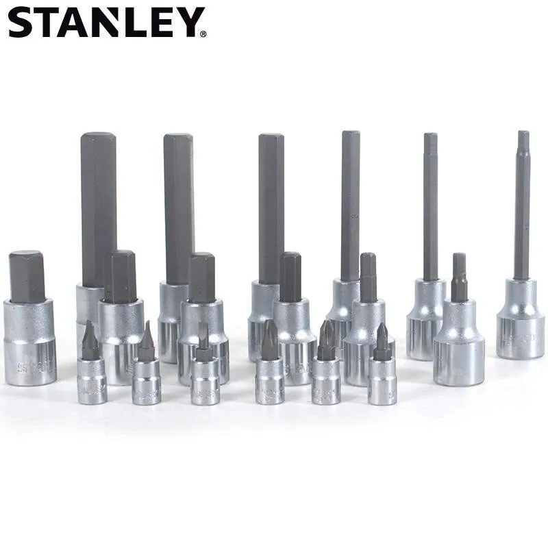 STANLEY 91-940-22 91-941-22 91-942-22 6.3Mm,12.5Mm Series Spinning Sleeve Set 1/4in 1/2in Sockets Hand Tools Car Repairs