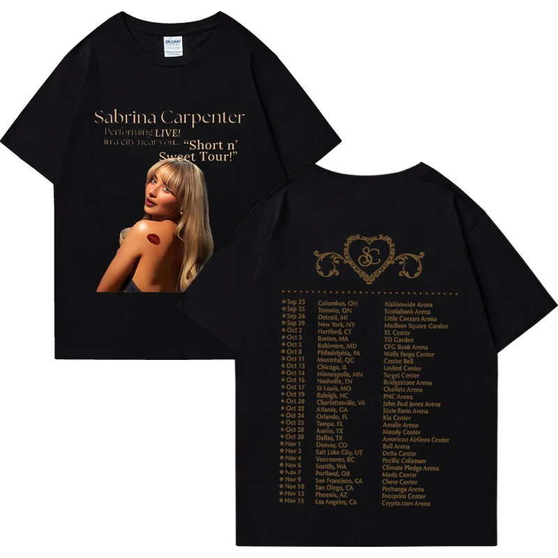 

Sabrina Carpenter t-shirts summer Woman Men short sleeve Hip Hop plus size tops cotton T-shirt throwback streetwear Top shirt