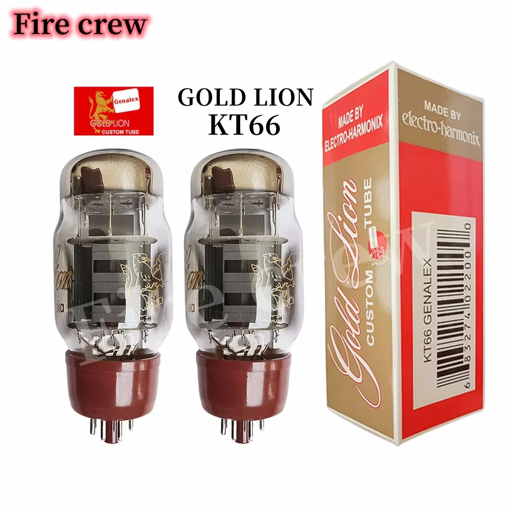 Fire Crew GOLD LION KT66 Vacuum Tube Replace EL34 5881 KT88 KT77 6L6 HIFI Audio Valve Electron Tube Amplifier Kit DIY Match Quad