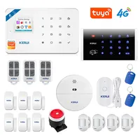 KERUI Smart Home Tuya 4g/gsm/wifi Security Alarm Diy System Wireless Door And Window Smart Security Alarm System