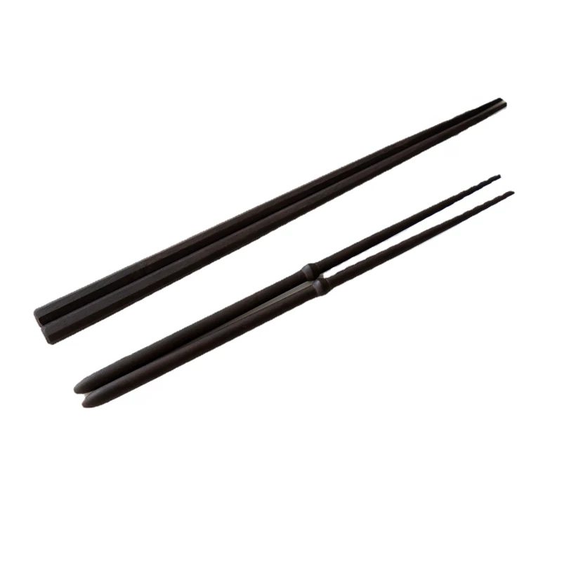 Solid Wood Chinese Non-slip Chopsticks Household Kitchen Moisture Resistance Tableware Creative No Paint No Wax Ebony Chopsticks