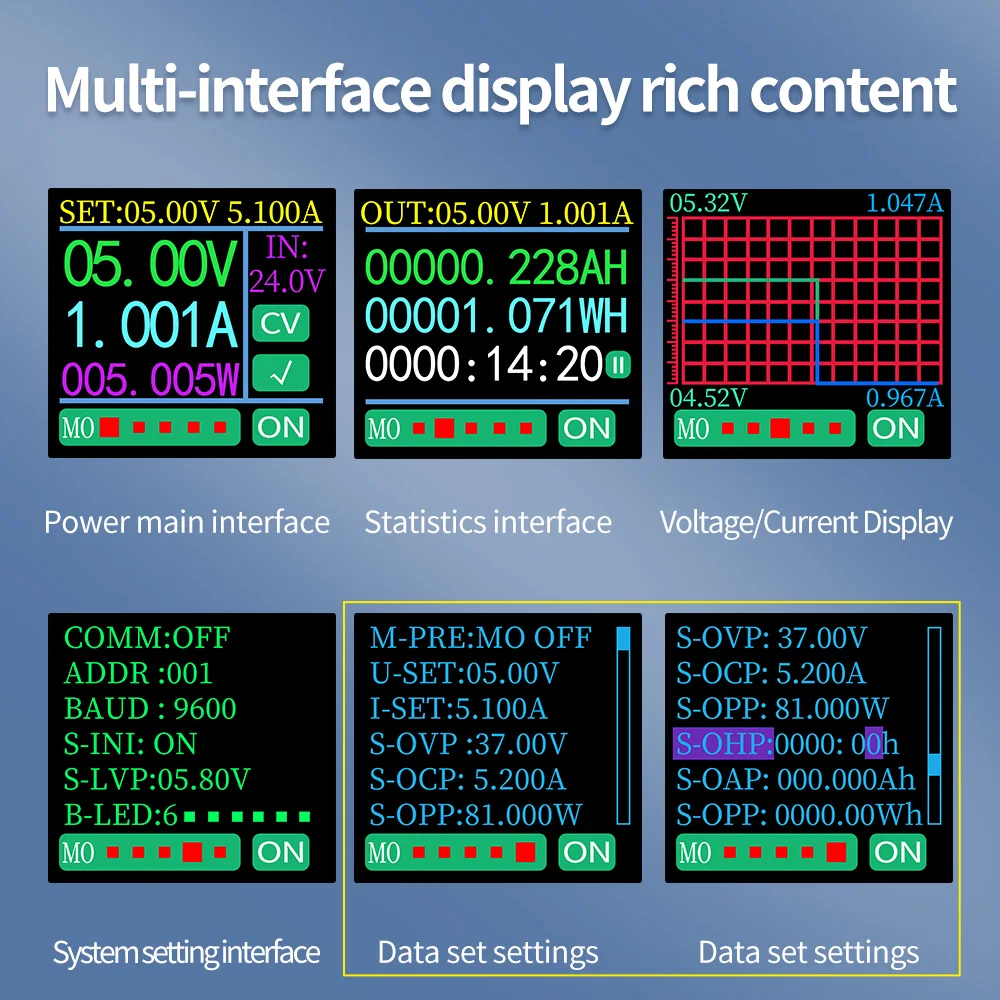 WZ3605E DC-DC باك دفعة محول وحدة إمداد الطاقة 36 فولت 5A 80 واط قابل للتعديل الجهد الحالي CCCV تنحى