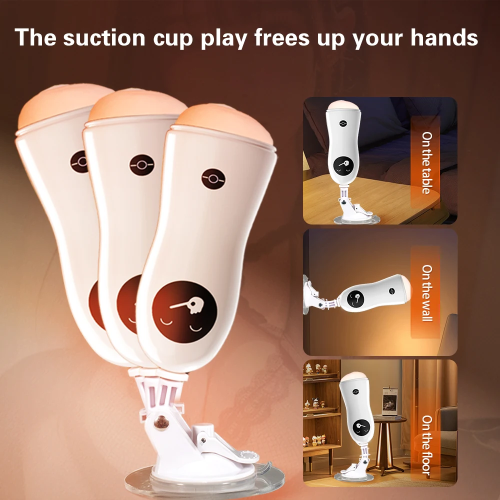Male Masturbator Penis Trainer Suction Cup Men's Masturbation Cup Simulation Texture Delayed Ejaculation Adult Sex Toy For Men image 2