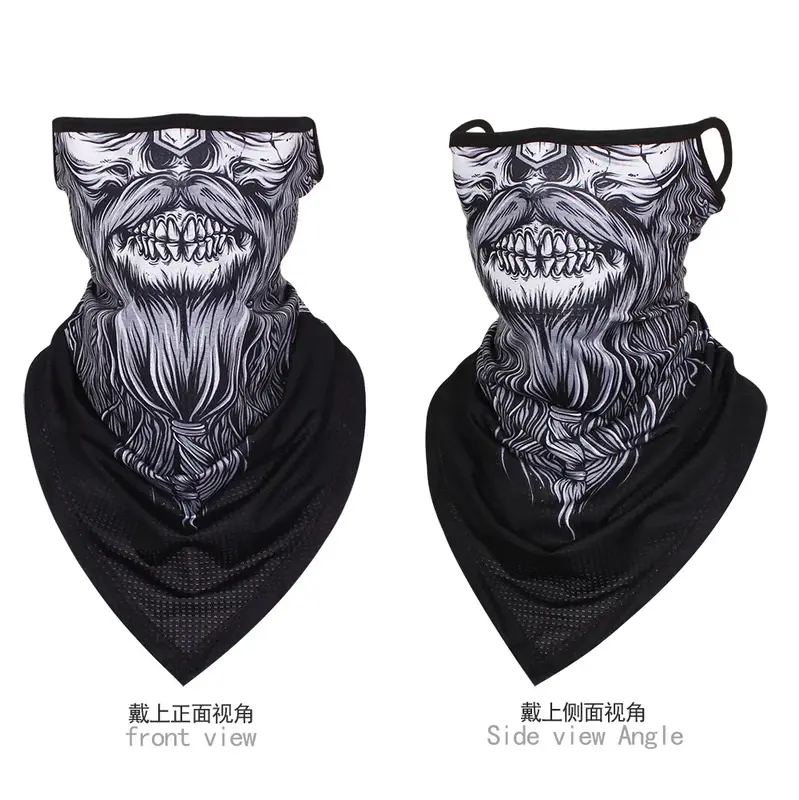 Multi-function Motorcycle Face Scarf Skull Masks Cycling Neck Gaiter Cover Mesh Tube Sport Sunscreen Men Women Bandana Balaclava - Image 16