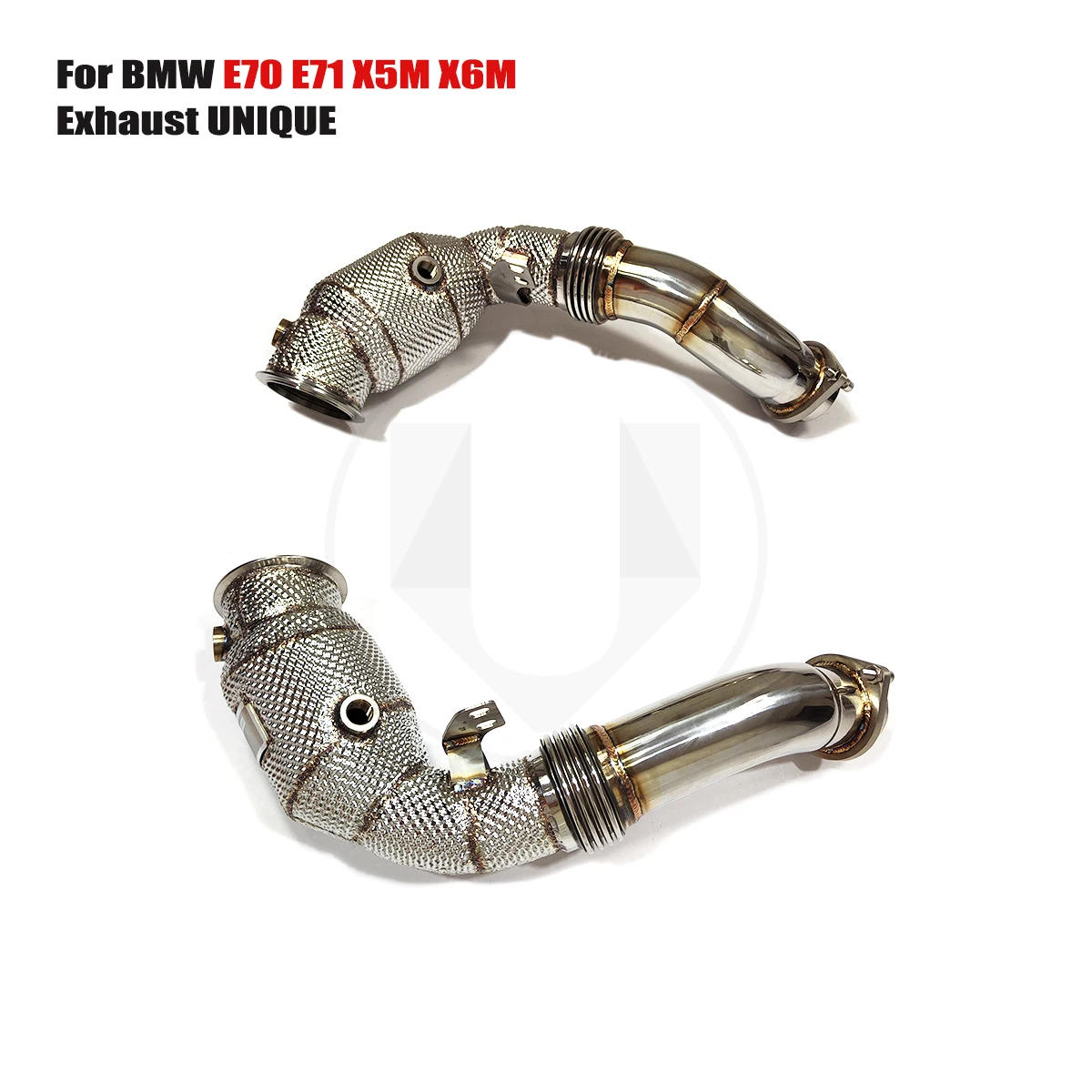 

UNIQUE Designs BMW E70 E71 x5m x6m V8 N63 4.4T ss304 Straight-through downpipe exhuast pipe for cars