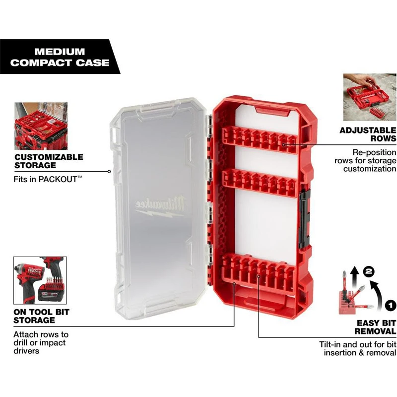 Imagem -04 - Metric Titânio Durável Driver Bit Broca Helix Kit Grupo Acessórios da Ferramenta de Poder Milwaukee 48894859 10 Pcs