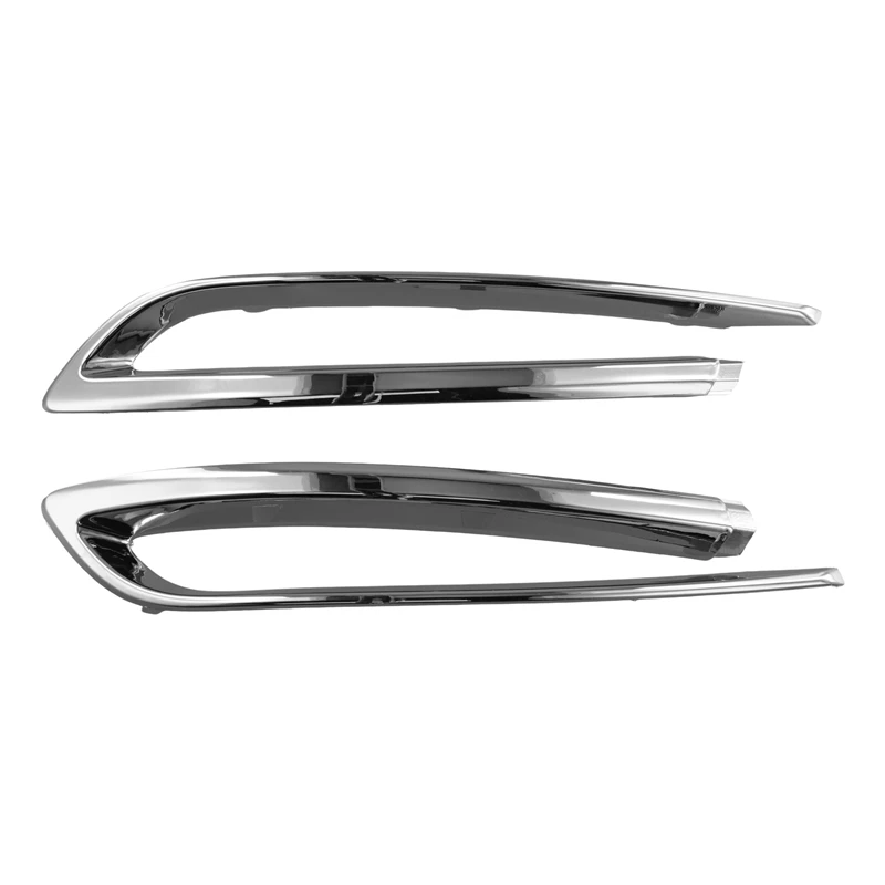 

1Pair Rear Bumper Protector Chrome Trim For BMW F10 528I 535I 2014-2016 51127341675 51127341676