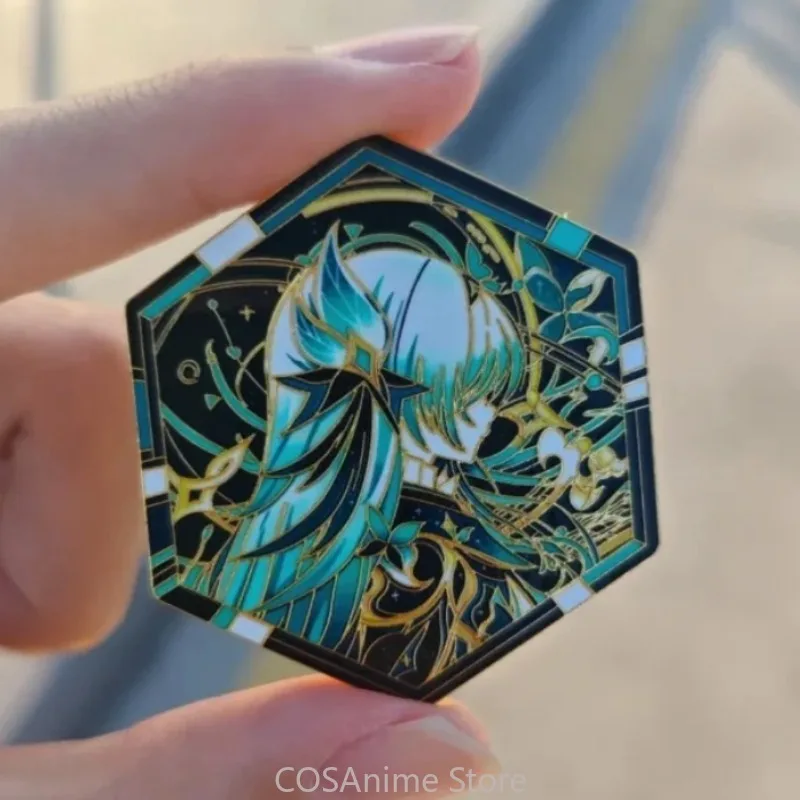 

Honkai：Star Rail Firefly Anime Metal Badge Bedge Game itabag Clothes Pendant Cosplay Collection Fans Gift
