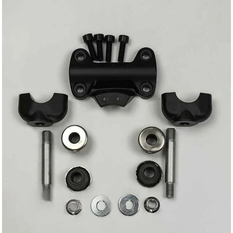 Motorcycle Handlebar Upper Clamp Lower Locator Mount Block Replacement Spare Parts For QJMOTOR SRV300 QJ300‑12