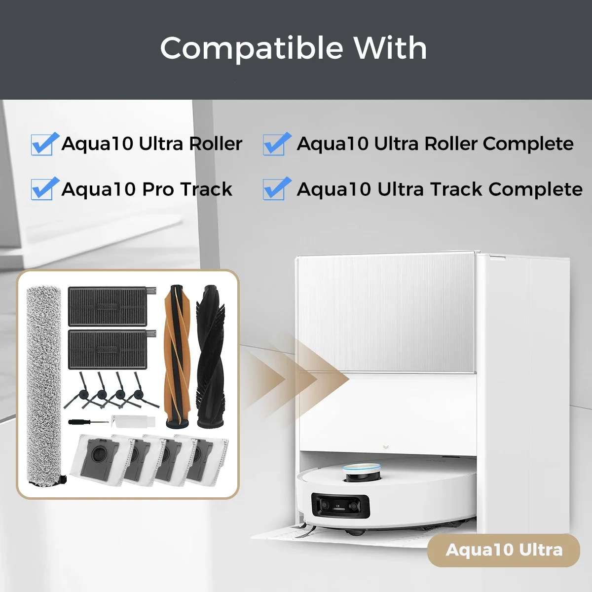 Accessories for Dreame Aqua10 Ultra Roller/Aqua10 Ultra Roller
