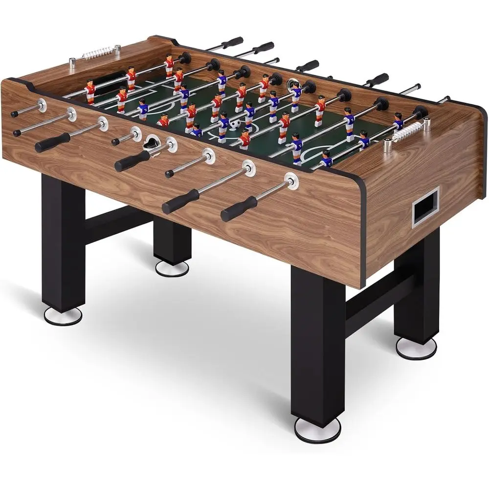 

58 Inch Large Size oosball Table Adult Size, ull Size Soccer Game Table w/2 Balls, Leg Levelers & Heavy-Duty Legs, Durable Arcad