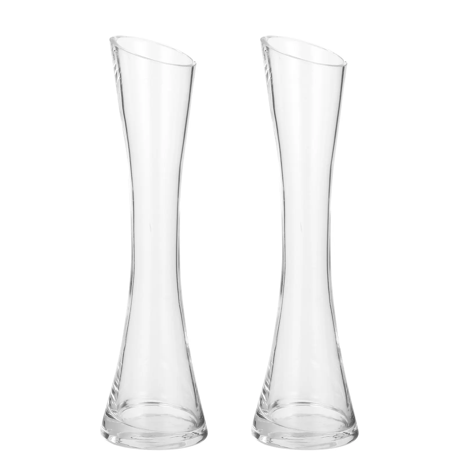 

Unique Glass Vase Creative Design Decorative Ornament Stable Placement Living Room Garden Balcony Bedroom Decoration