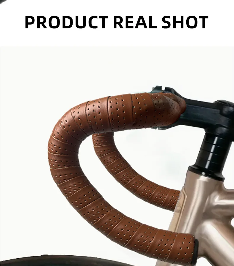 Fahrrad-Lenkerband, Camouflage-Serie, Komfort, Rennrad, Lenkerband, Leder, Fahrrad-Lenkerband mit Lenkerendstopfen, 2 Rollen – Detail 10