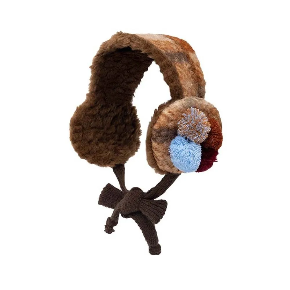 protetores-de-orelha-de-pelucia-marrom-retro-abafadores-de-orelha-de-trico-vintage-grossos-a-prova-de-vento-com-pompom-protetores-termicos-macios-com-cadarco-para-adolescentes
