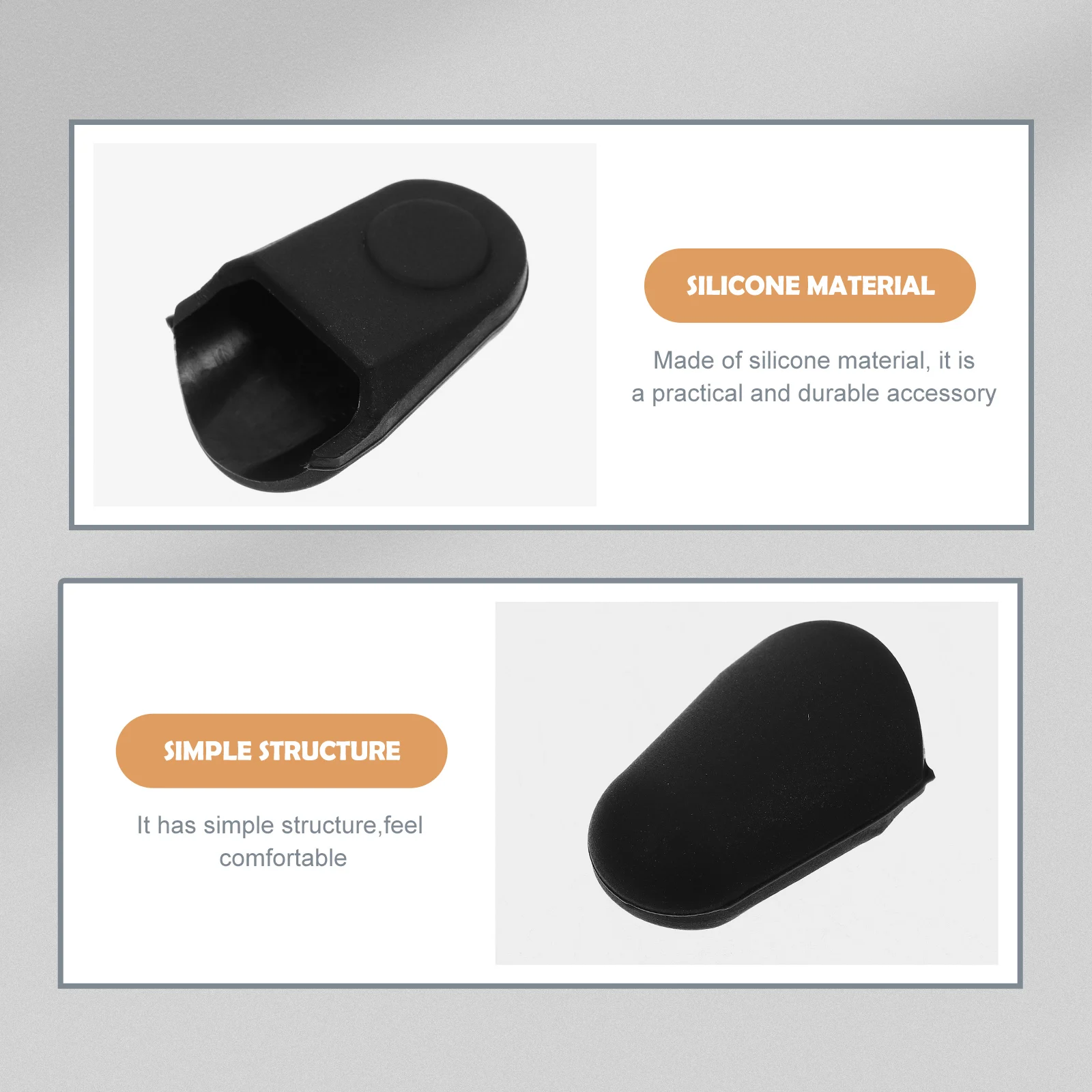 

Mouthpiece Protective Cap for Saxophone Clarinet Flute Silicone Case Lightweight Portable Professional Practical Cover