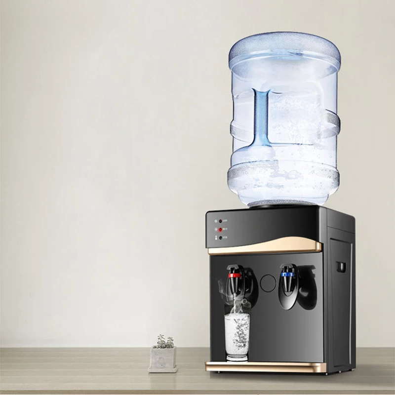 Household Drink Dispenser Three Taps Warm Ice Warm Water Dispenser Drink Dispenser Home Gadgets Water Bottle 220V