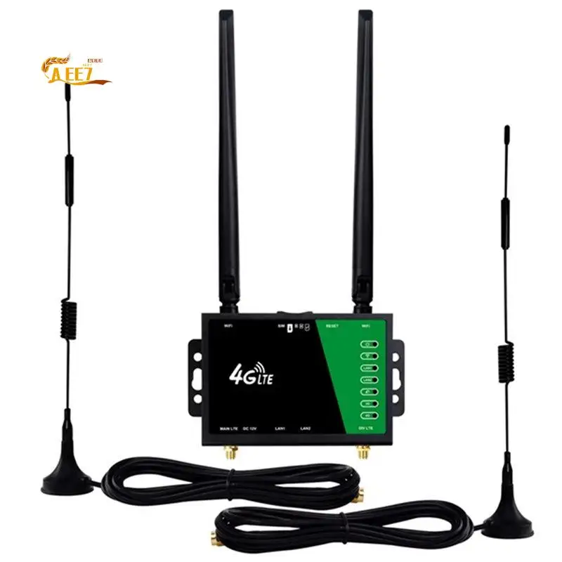 AEE7-4G Wireless Router With SIM Card Slot Firewall Protection LTE CPE Router 300Mbps Home Router For Home Office Indoor US