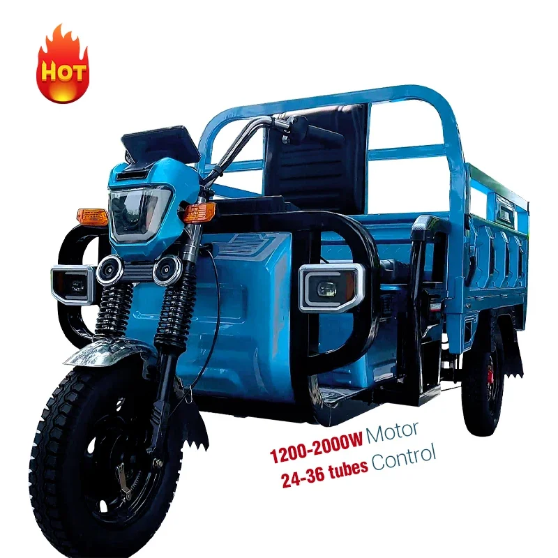 Factory Price Wholesale Motorcycle Tricycle Chinese Agricultural Tricycles 3 Wheel Electric Tuk For Cargo