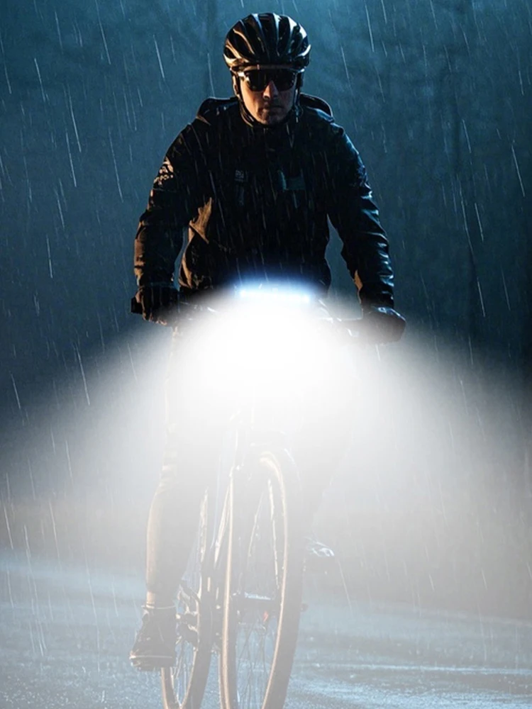 AliExpress UK APWIKOGER 1600LM High Brightness LED Bike Light 4000mAh Power Display Bicycle Lights Type-C USB Charging Night Riding Safety Warning Lamps