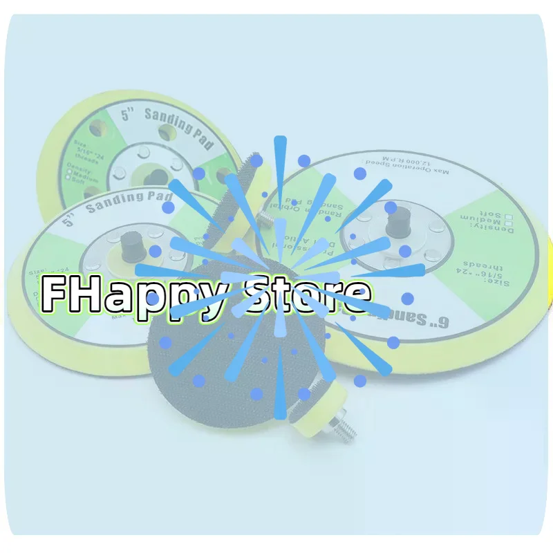 [MA]Polishing Sanding Pad Pneumatic Sander Disc Backer Plate Hook&Loop Thread For Grinder Rotary Tool[MA]
