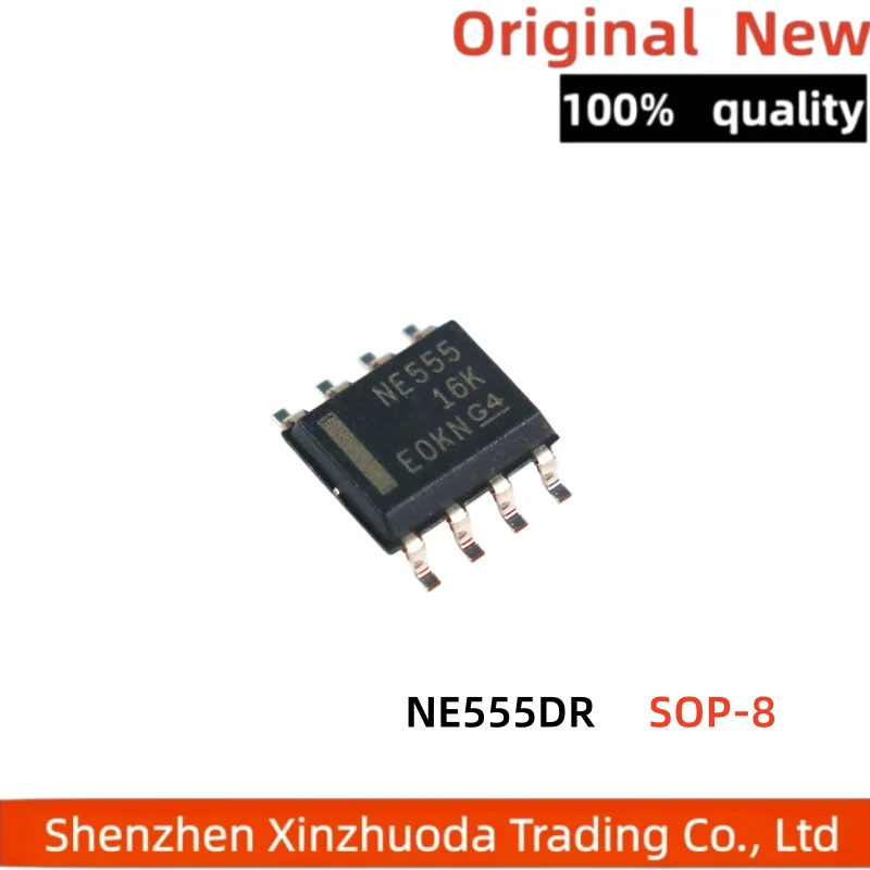10 pieces SMT NE555 NE555DR SOP-8 Precision Timer Chip Time Base Circuit