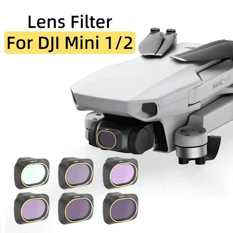 

For DJI Mini 2/SE/2 SE/4K/Mavic Mini Drone Gimbal Camera Lens Filter UV/CPL/ND4/816/32 Filter NDPL Sets Photography Accessories