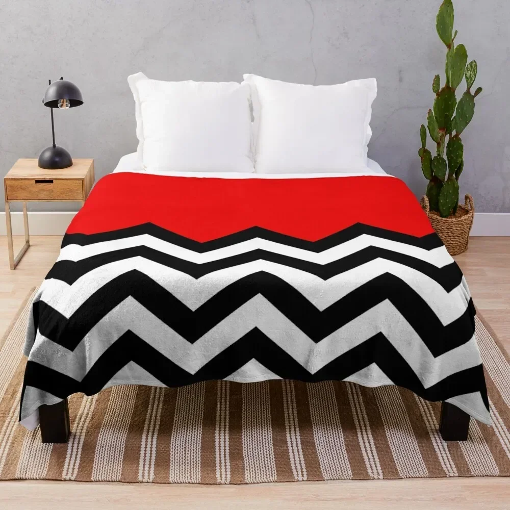 

Twin Peaks - Black Lodge Pattern Throw Blanket Sofas Loose Blankets